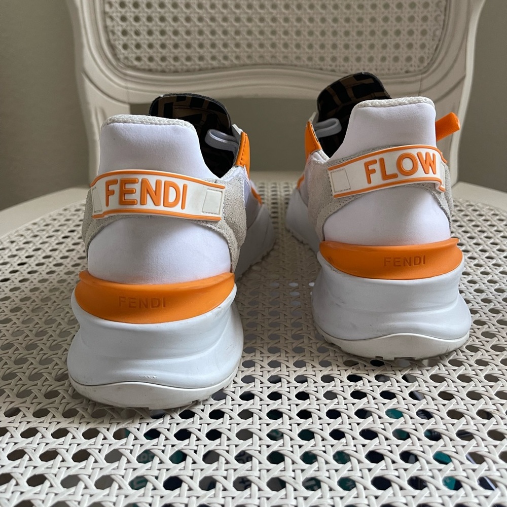 FENDI Colorblock Pattern Sneakers